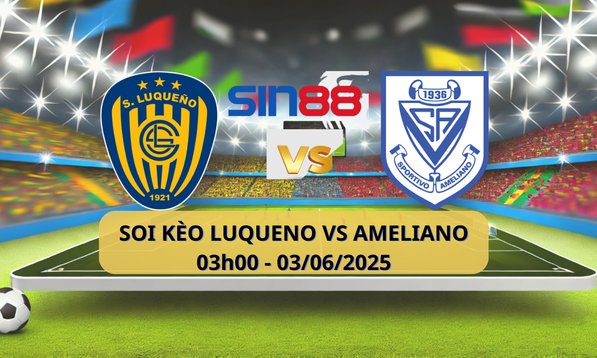 Quảng cáo trận đấu giữa Sportivo Luqueño và Sportivo Ameliano